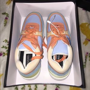 Authentic Chanel women sneakers US size 38.5
